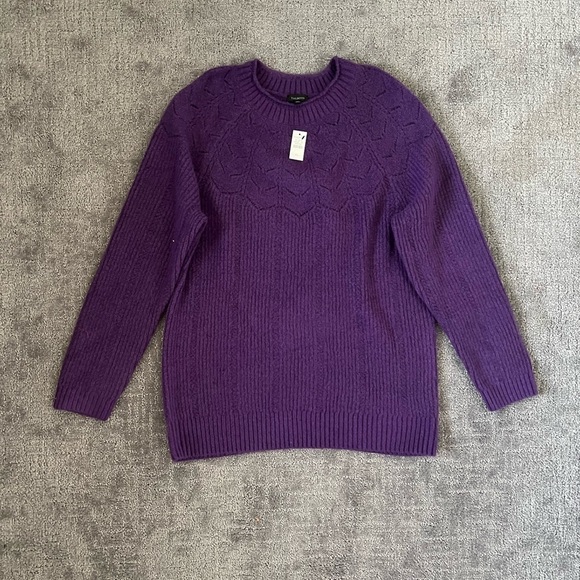 Talbots Soft Purple Pullover Sweater - Picture 1 of 5